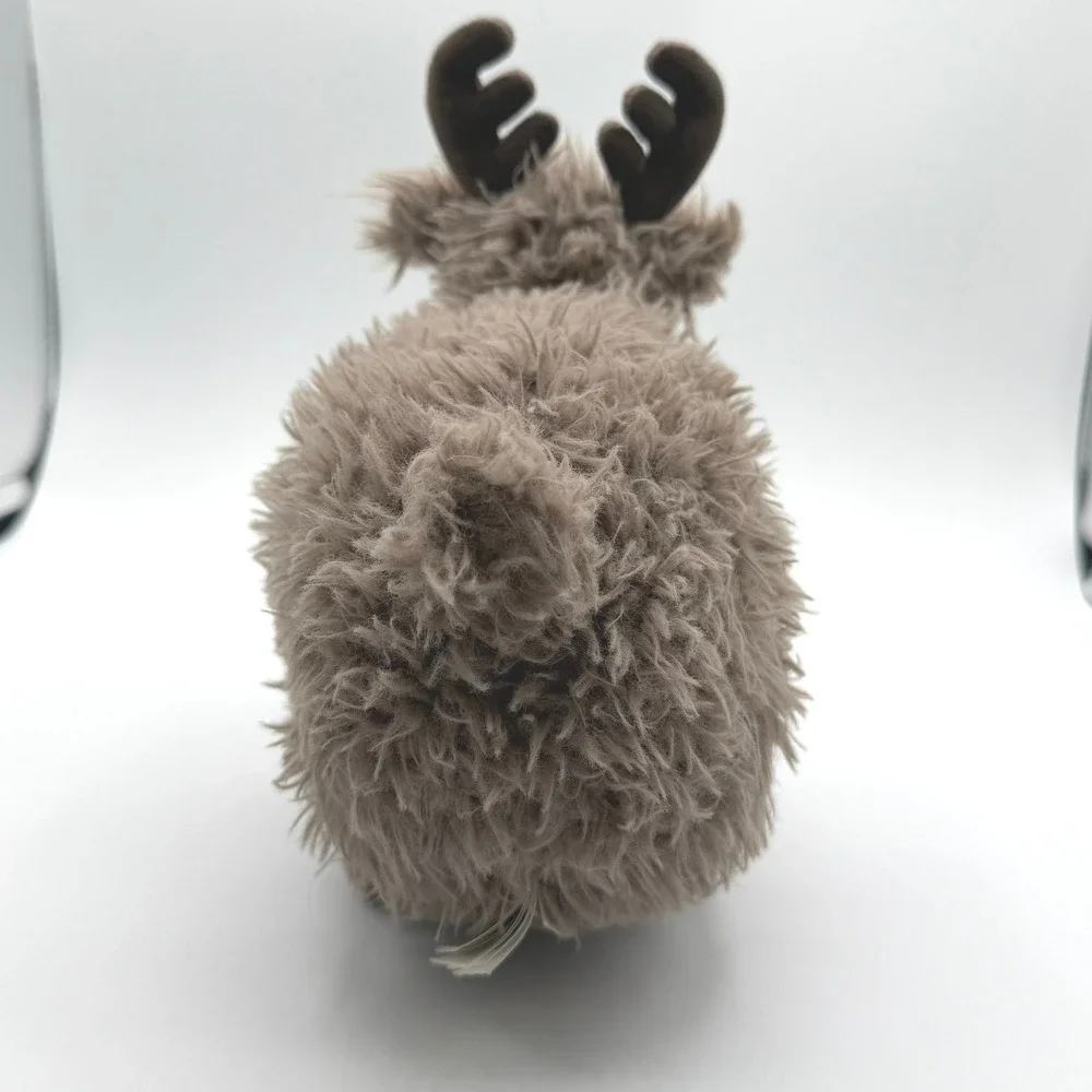 Jellycat Rolbie Reindeer Plush Stuffed Animal Brown Shaggy Holiday Retired SMALL